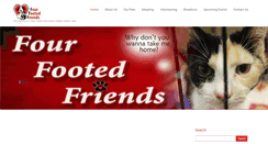 Desktop Screenshot of fourfootedfriends.org