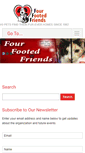 Mobile Screenshot of fourfootedfriends.org